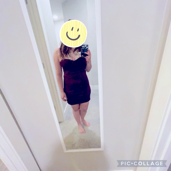 Tobi Purple Party bodycon cut out dress - Picture 4 of 4